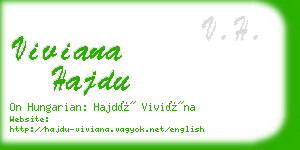 viviana hajdu business card